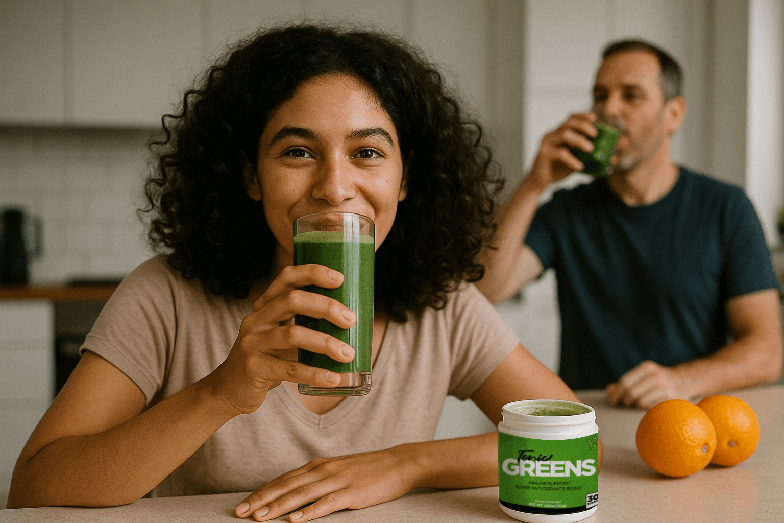 Happy customer image while using the product